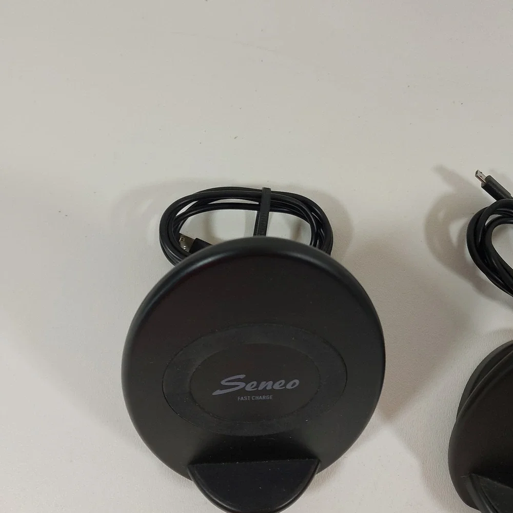 Seneo Fast Wireless Charger Stand for iPhone Samsung Galaxy etc, 10w Set Of 2